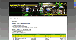 Desktop Screenshot of greenstreakpulling.com